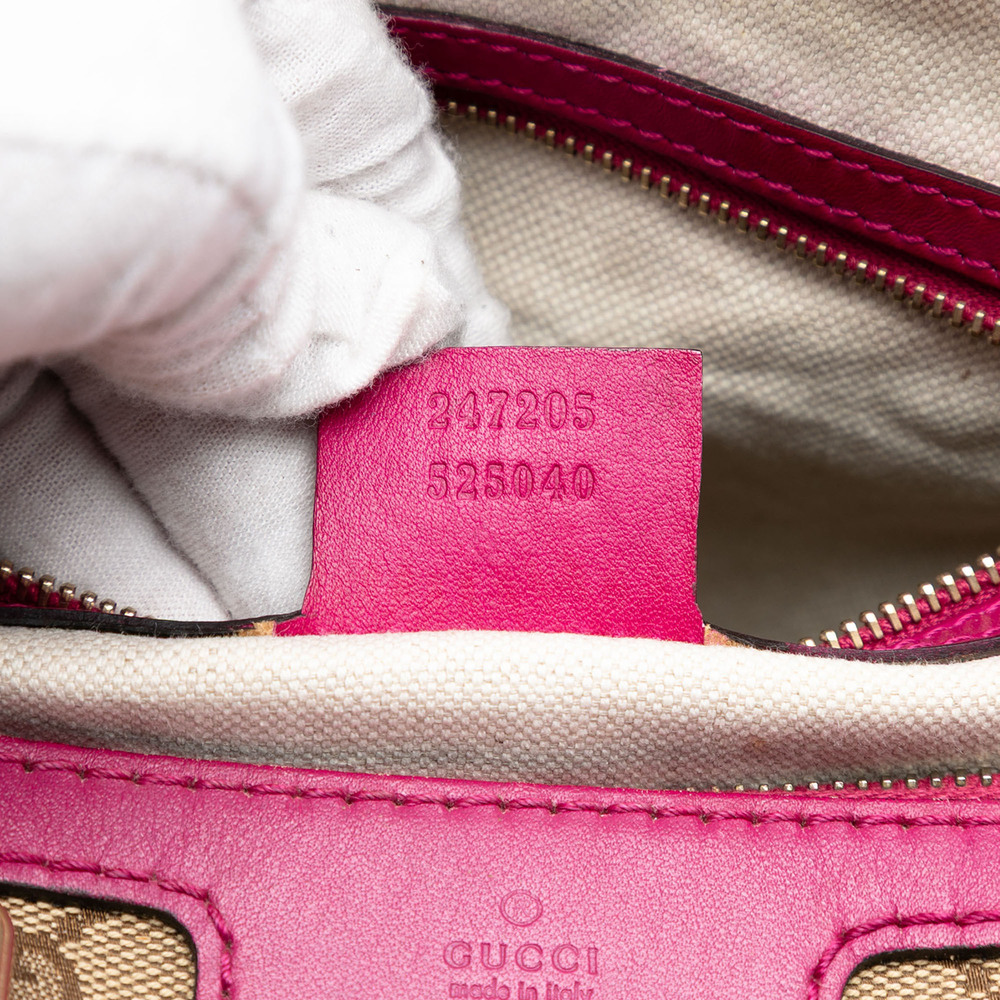Pre-Loved Gucci Medium GG Canvas Joy Boston Bag - Picture 6 of 8